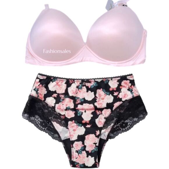 Victorias Secret Supersoft Body Maternity SET Nursing Wireless bra & Shortie - Picture 3 of 15